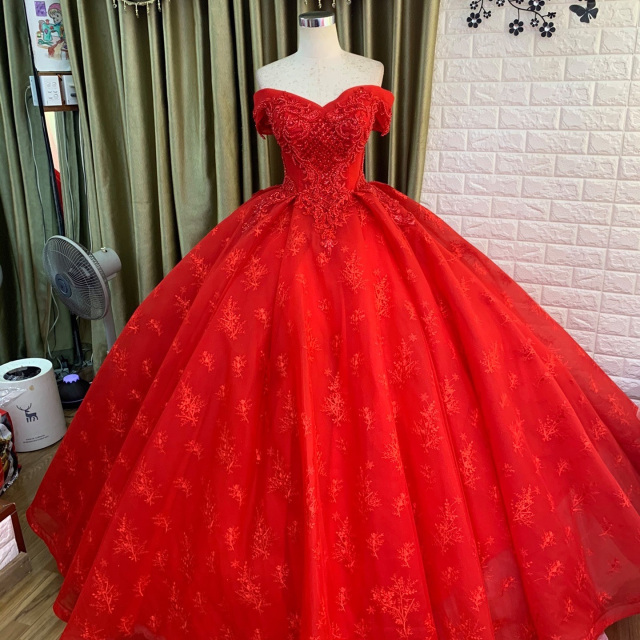 Various styles - Candy red sweetheart neck sleeveless ballgown wedding ...