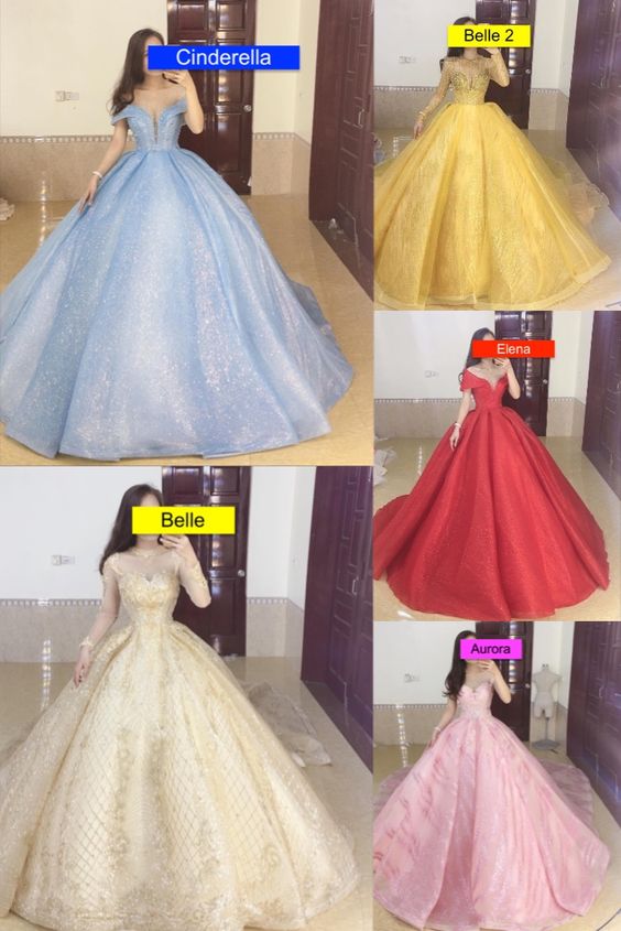 princess style ball gowns